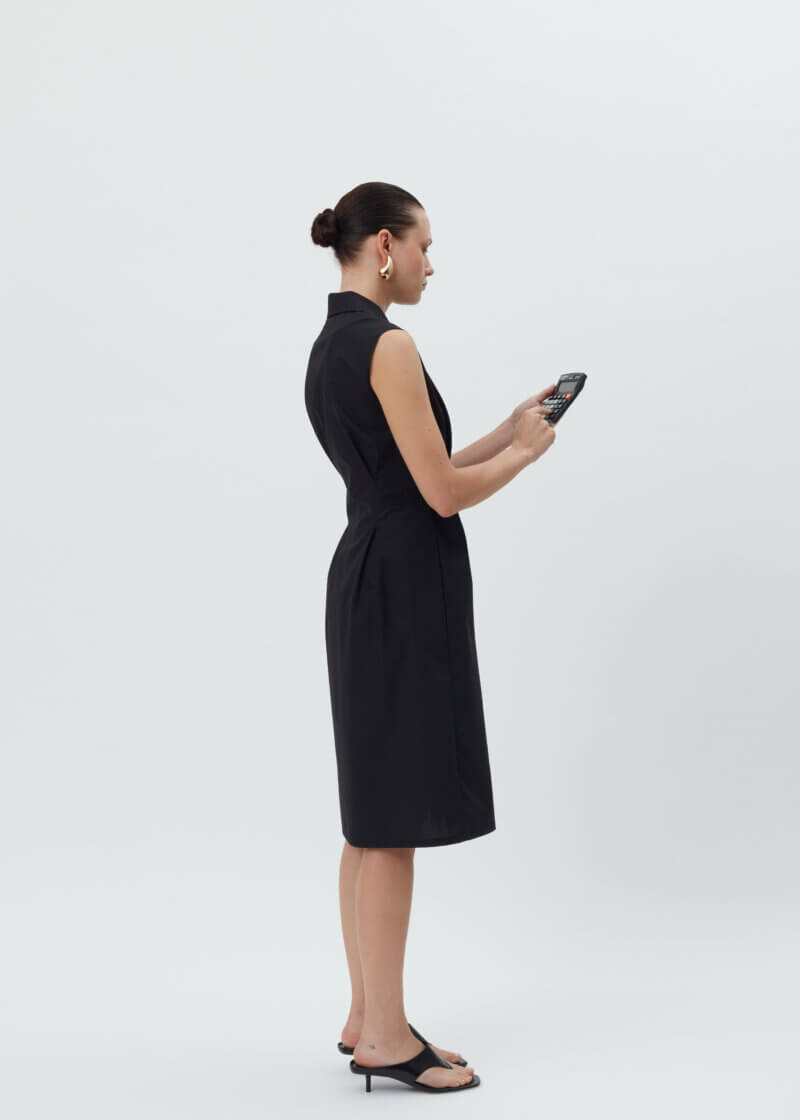 Black Wrap Dress