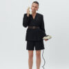 Collarlless Black Blazer