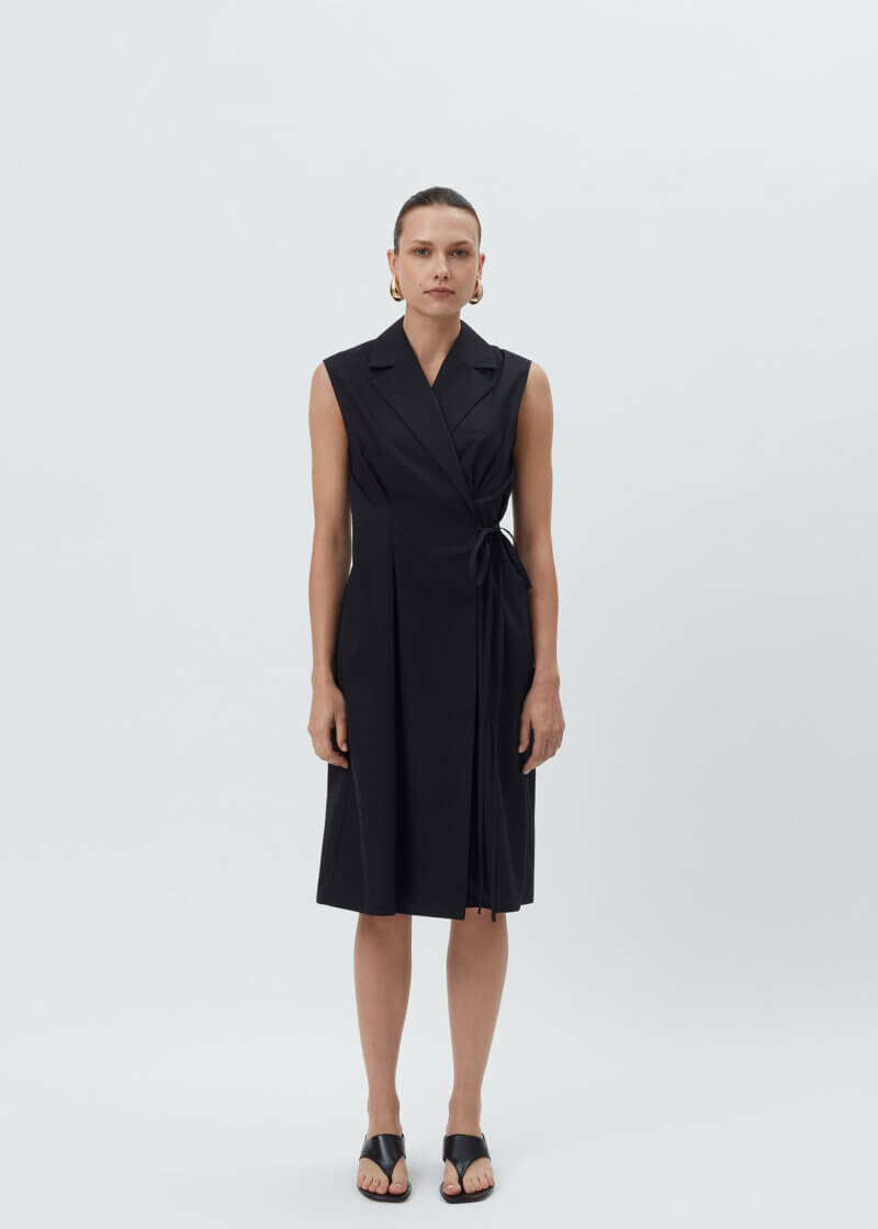 Alternative view of Black Wrap Dress